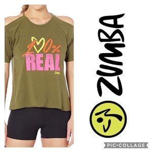 🛍Zumba Fitness 100% Cold Shoulder Top